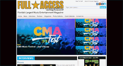 Desktop Screenshot of fullaccessmagazine.com