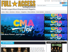 Tablet Screenshot of fullaccessmagazine.com